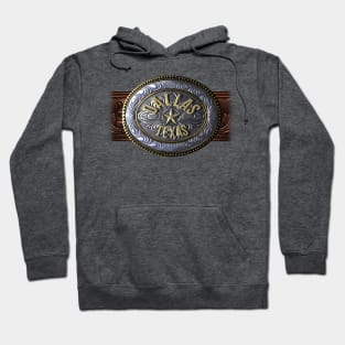 Dallas, Texas Western/Cowboy Belt Buckle Hoodie